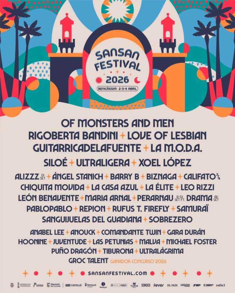 SanSan Festival 2026 calienta motores en Benicàssim con cartel por días y entradas ya a la venta
